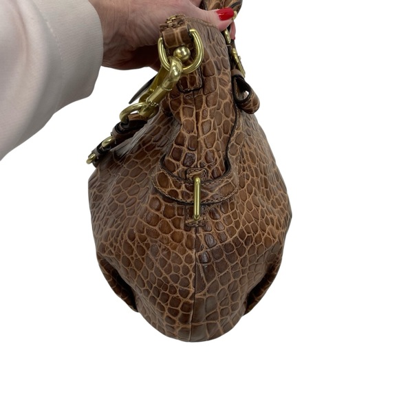 Coach Exotic Madison Satchel Purse Brown - Picture 12 of 16